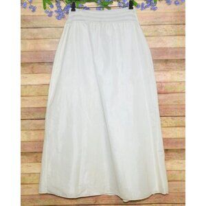 Vintage Sydney Bush White Slip Crinoline Petticoat Size 14 Elastic Waist Tulle